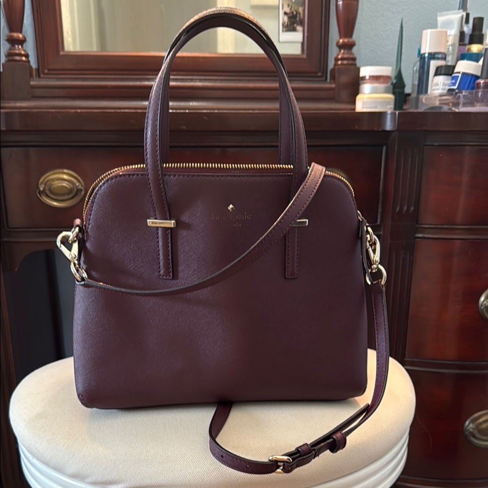 Kate Spade Purple Satchel Bag